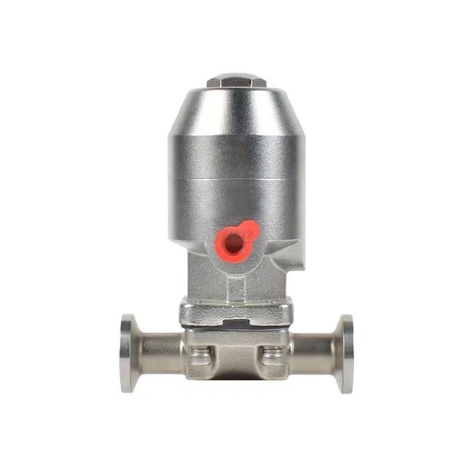 Trgyjgkf One Color Advanced Sanitary Food Grade 304/316L Stainless Steel Three-Clamp Pneumatic Diaphragm Valve