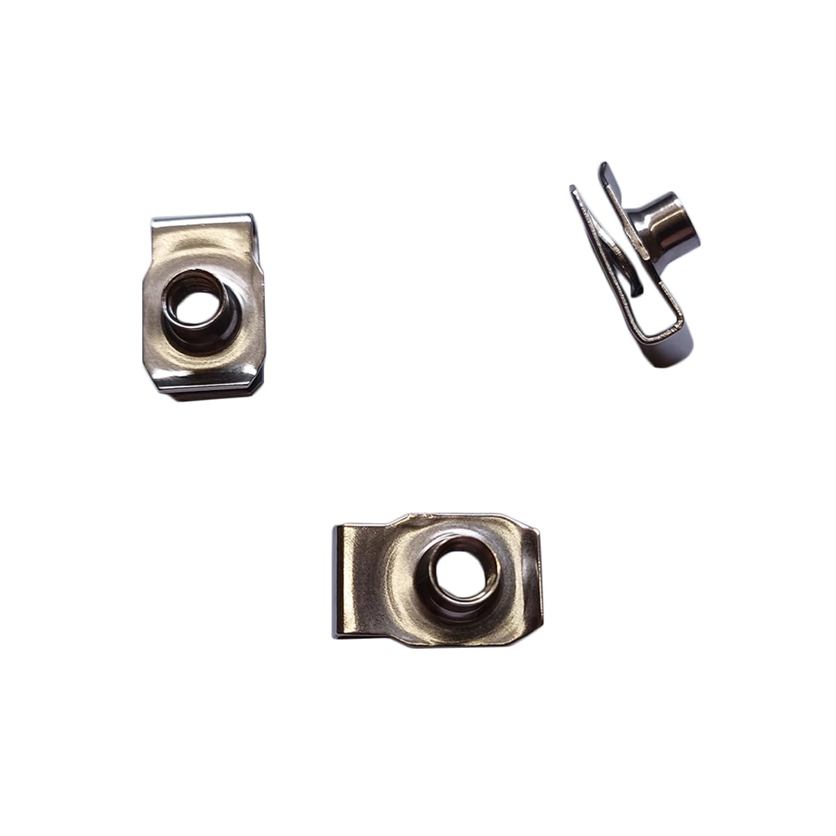5/16"-18 Stainless Steel U -Style Clip-On Nut,U-Type Fasteners (Pack of 25)