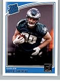 2018 Donruss Football #347 Dallas Goedert RC Rookie Card Philadelphia Eagles Rated Rookie Official NFL Trading Card