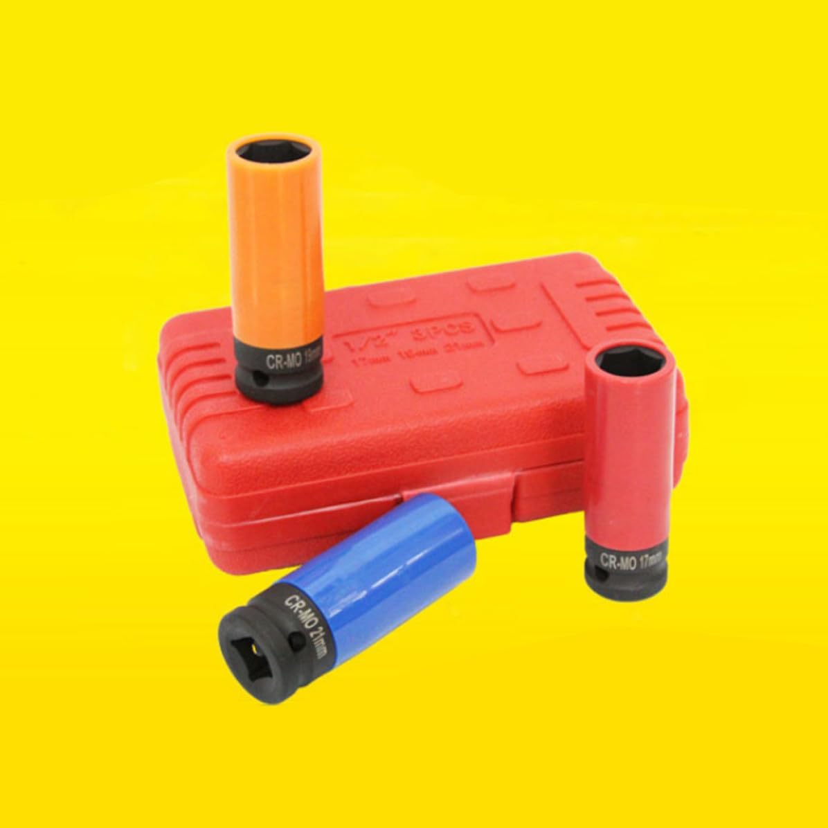 3pcs Color Sleeve 1/2 17mm 19mm 21mm Alloy Thin Wall Wheel Nut for Car