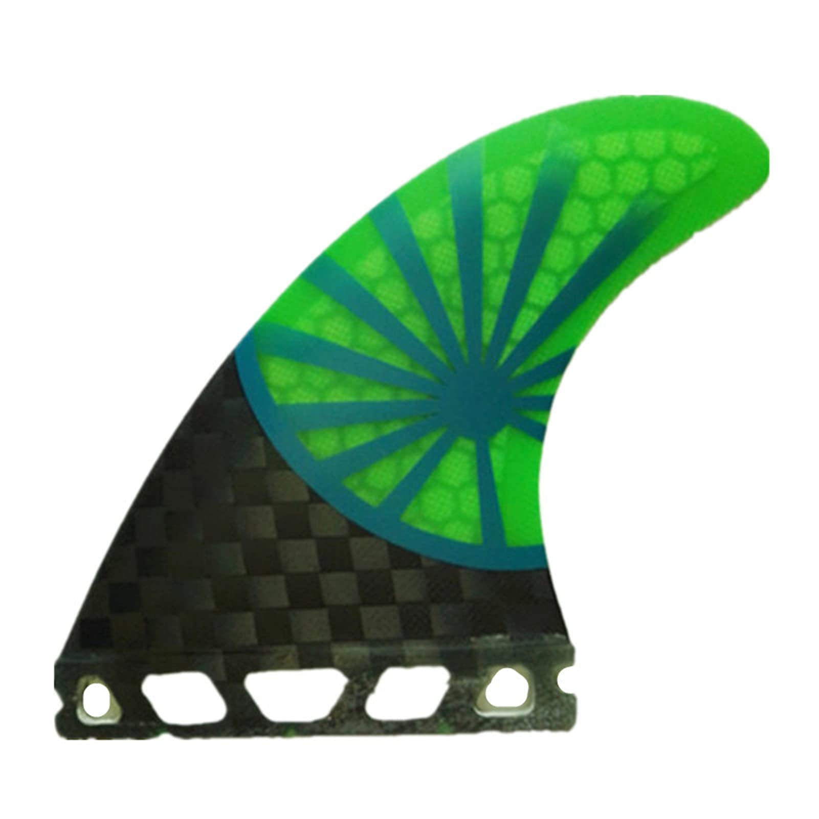 MERHOVO Tabla de Surf eléctrica, 3pcs Surfboard Tail Fins Sup Longboard Fin Thruster Surfboard Accesorios