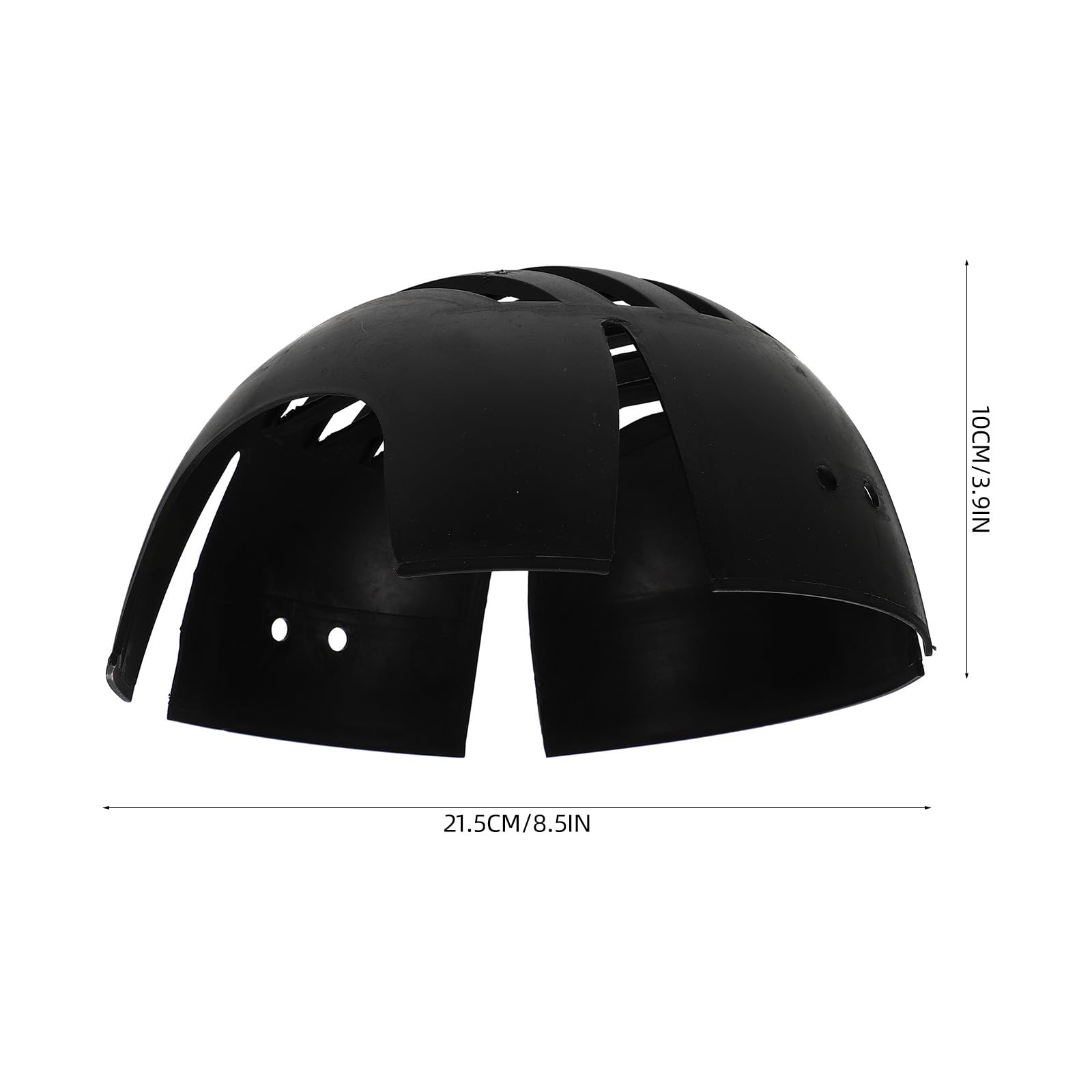 2 Pezzi Supporto per Cappelli in Plastica Nero, Protezione Anti-collisione e Sostegno per Cappellini da Baseball, Organizer per Cappelli