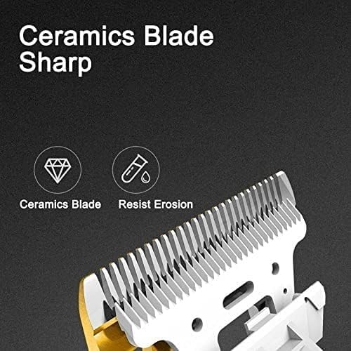 Hair Clipper, Hair Clipper with LED Screen Washable Rechargeable Professional Electric Trimmer Barber for Men Ceramics Cutter Head