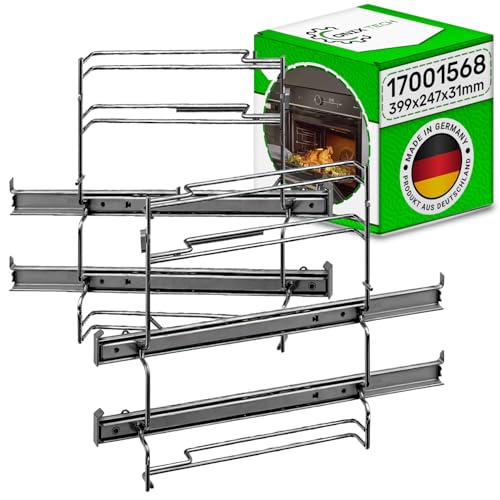 Rails Telescopiques Horno 2 Niveaux con Código Original 17001568 para Bosch - Garantía de 5 Años - ONIX TECH