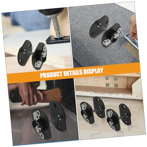 Veemoon 2 Sets Sofa Connector Sofa Couch Sectional Connectors Snap Couch Sectional Furniture Connector Buckle Sectional Sofa Snap Furniture Parts Sofa Accessories