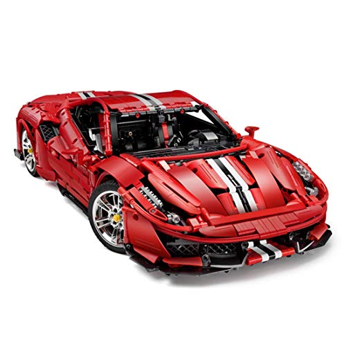 n.g. Home Decor Technik Sportwagen Ferrari 488 Pista Modellbausätze 1:8 24 GHz Fernbedienung Supercar Modellbausatz 3187… – Bild 4
