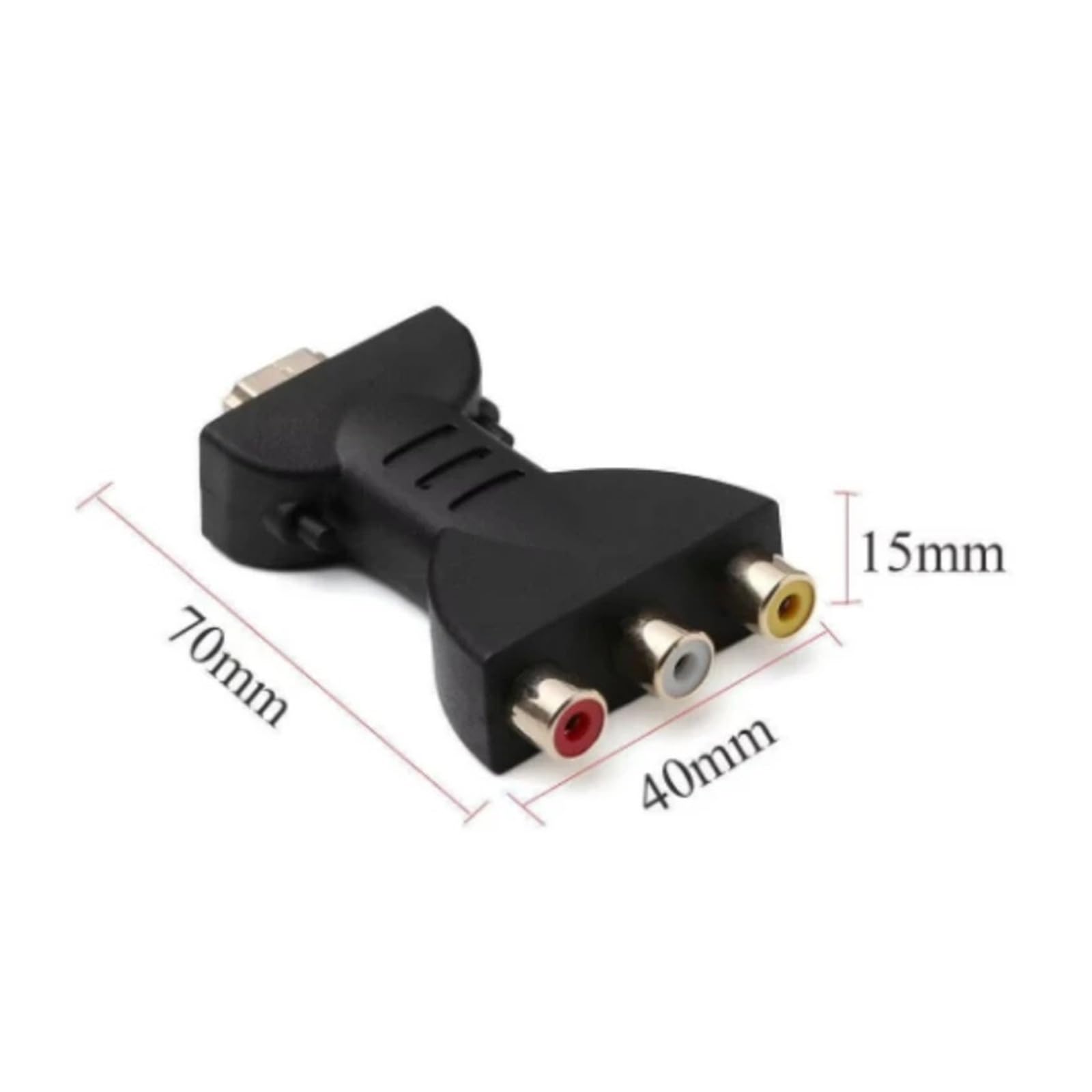 HDMI to AV Converter 3RCA Audio Video Connector for TV Projector