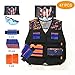 Produktbild Astory Kids Tactical Vest, 47er Pack Tactical Vest Jacket Kit für Nerf Guns N-Strike Elite-Serie mit 40 Stück Nachfüllpfeilen, 2 Dart-Nachladeclips, 2 Armbändern, 1 Schutzbrille, 1 Schädelmaske