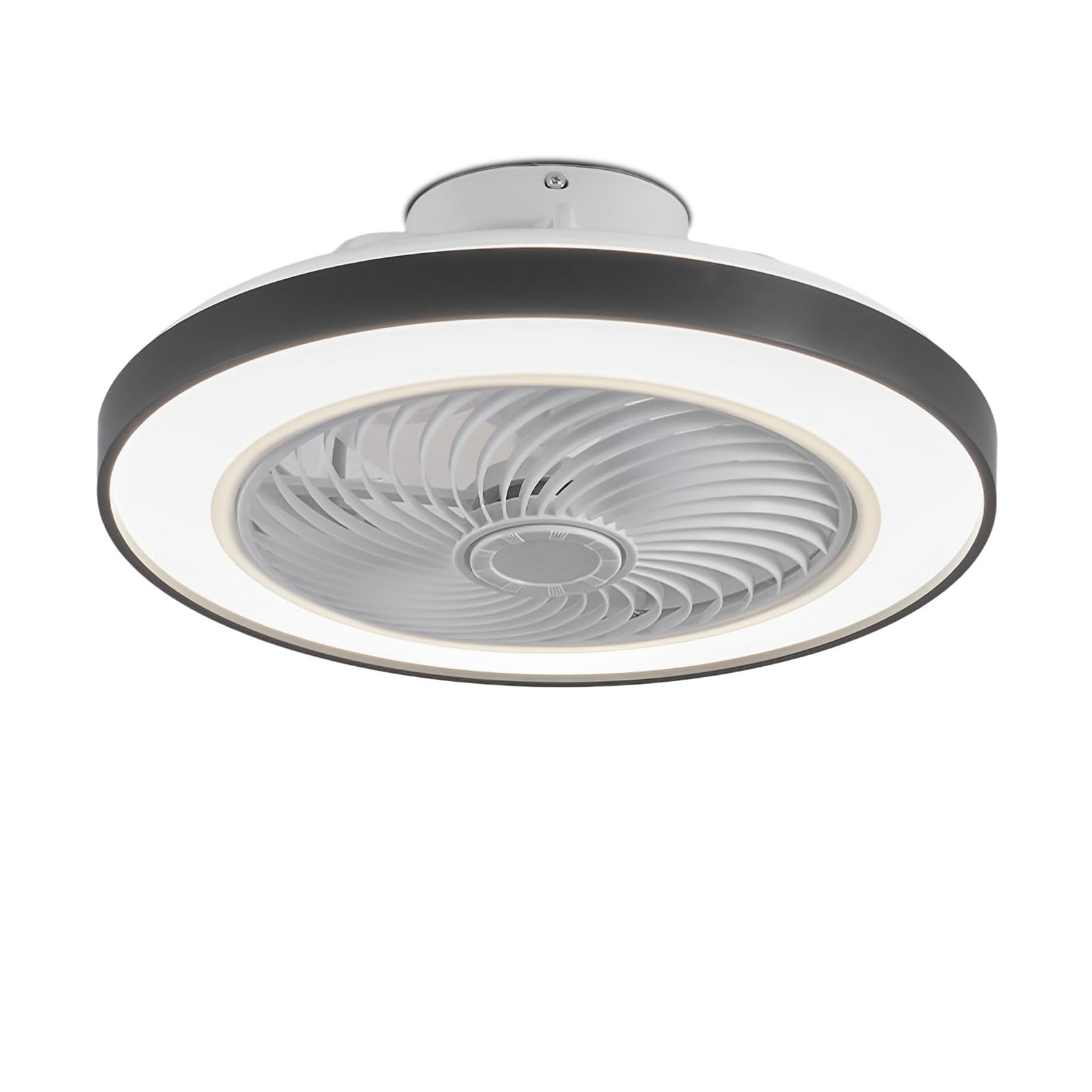 HXYSXHJUO Low Profile Ceiling Fan With Light Smart Small Fans Lights Remote Dimmable LED Flush Mount For Bedroom Kids Room Lounge