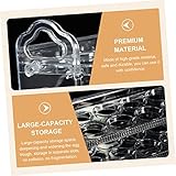 BgnEhRfL Food Storage,Egg Container， Egg Storage Box Mini Fridge Containers System Kitchen Organizer Holder for Refrigerator Clear Tray - Image 5