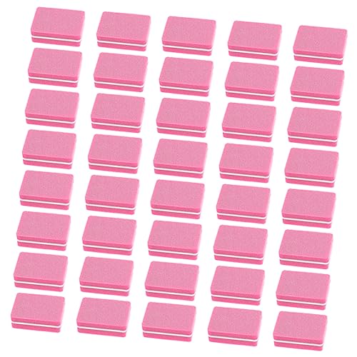 DRESSOOS 50個 爪やすり ポータブルネイル サンディングブロックポリッシャー ネイルバッファファイル ネイルアートケアバッファー サンディングブロックファイルグリット ネイル ブロック ネ