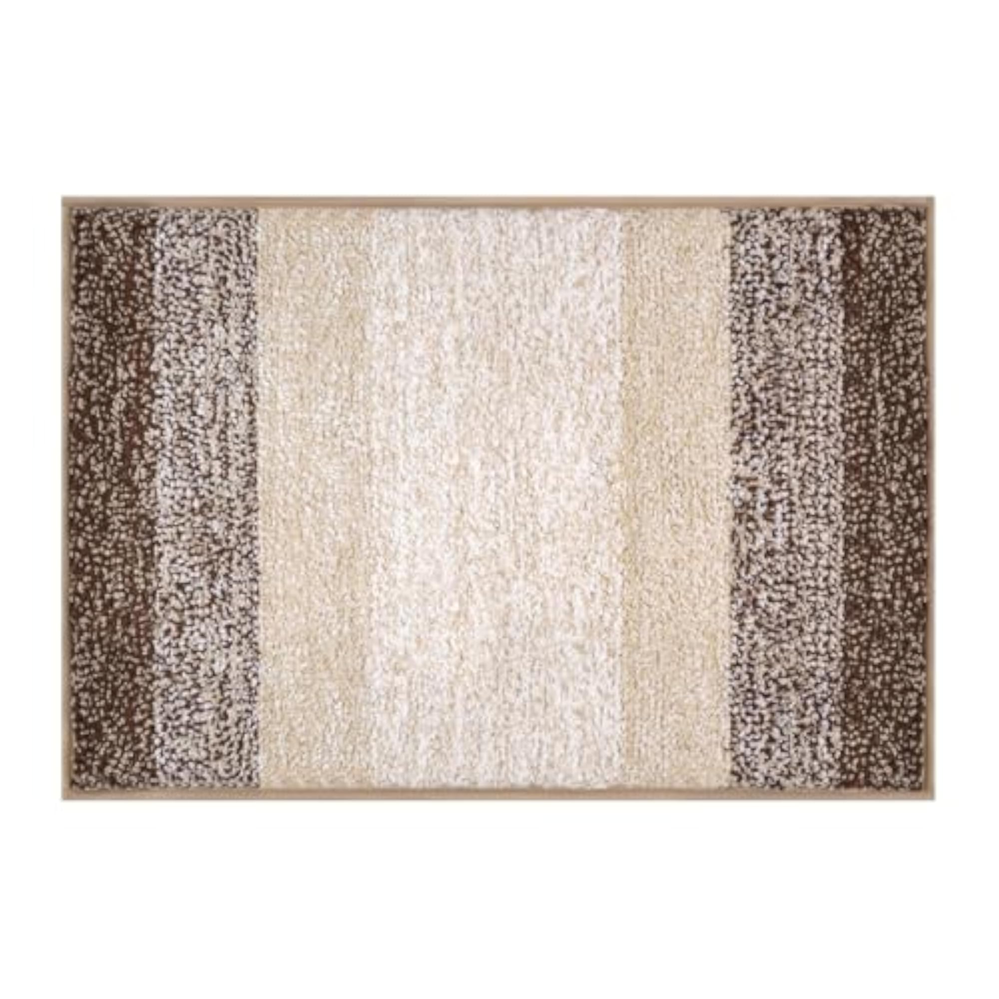 Non-Slip Absorbent Bathroom Rug, Coffee