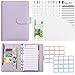 Produktbild A6 Binder Budget Notizbuch, 6 Löcher Loseblatt Notizbuch mit 12pcs Binder Taschen 12 Spesenbudgetblätter Notebook Ringbuchordner