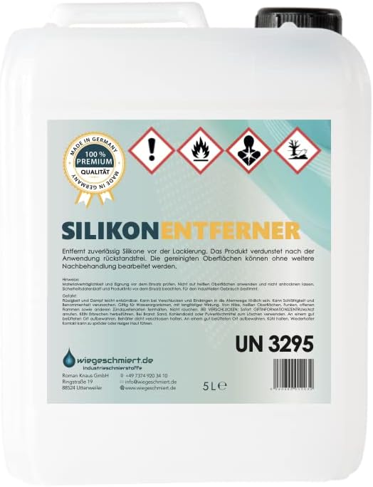 Knaus Schmierstoffe Silikonentferner | Lösemittel vor Klebe- und Lackierarbeiten | universell ...