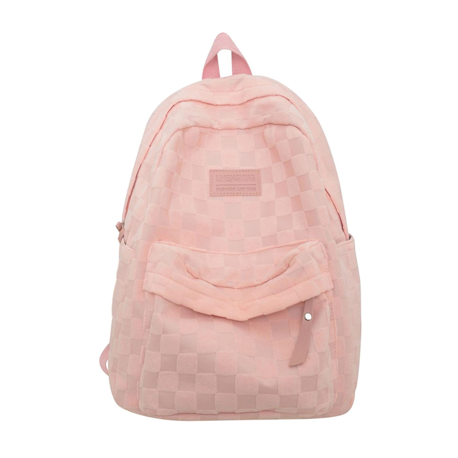 nivaa Girls Backpack Fashion Female Casual Lady Daypack for Travel Shopping Street Pink-picture-12