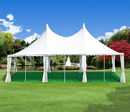 House, Home and More Outdoor Turf Rug - Green - 10 Feet X 25 Feet - Image 2