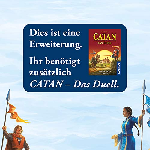Kosmos 680602 Catan – Erweiterung für Das Duell – Finstere & Goldene Zeiten, Themensets für das Spiel mit Karten… – Bild 6