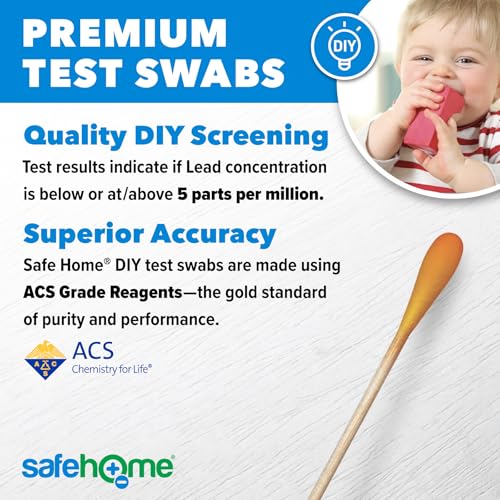 Image of Safe Home Lead Combo Test Kit - 10 DIY Surface Swabs + Optional Testing at our EPA Certified Lab - Detect Lead in Materials Such as Paint, Dust, Soil, and More - Great for Homeowners & Contractors