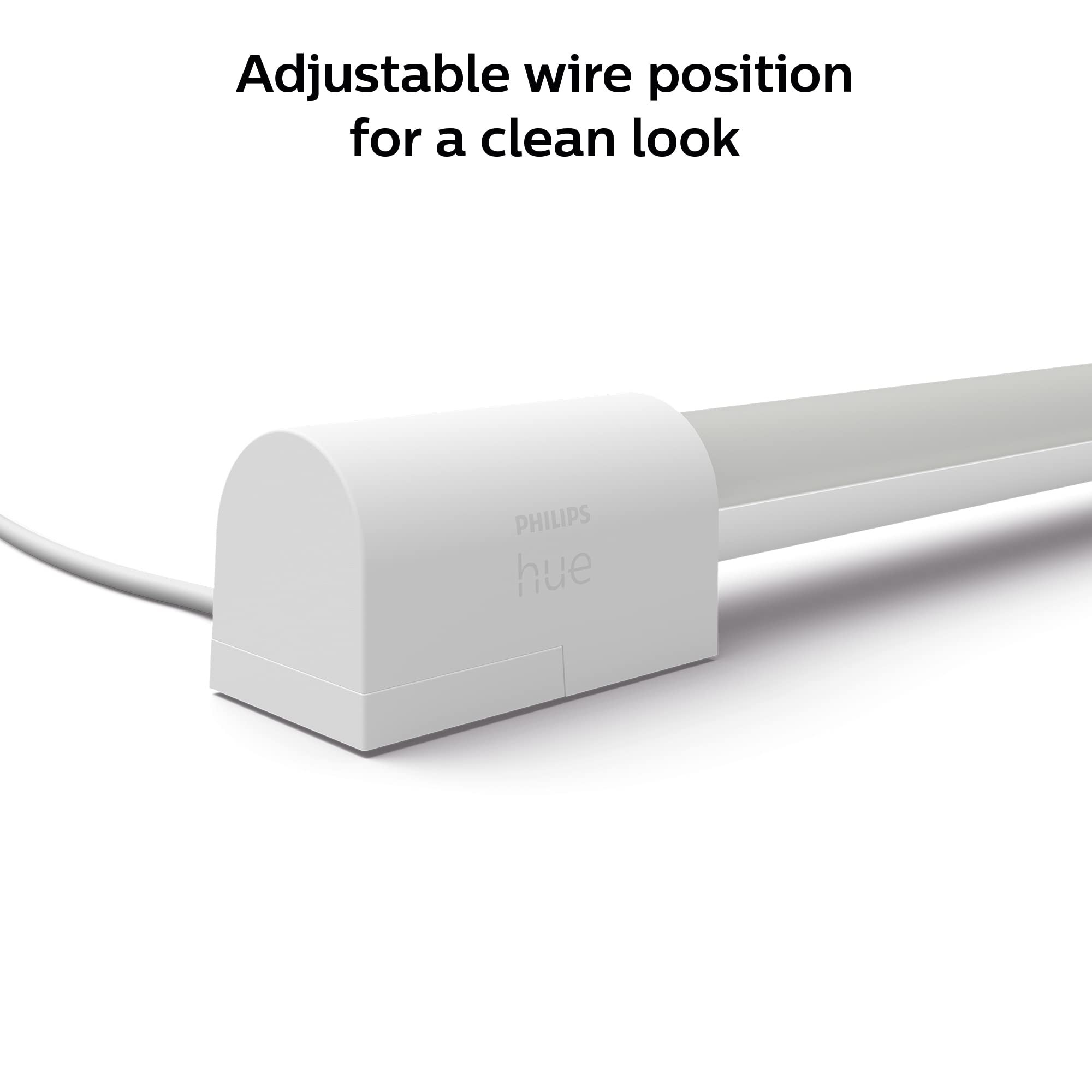 Philips Hue Play Gradient Light Tube, Compact, White, Surround Lighting (Sync with TV, Music and Gaming), Hue Hub & Hue Sync Box Required