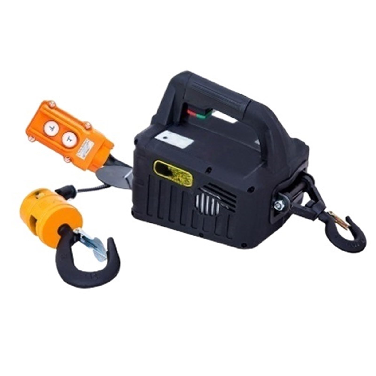 Paranco a Leva Elettrico 220v 500kg Gru Telecomandata Paranco A Fune Elettrico Guscio In Alluminio Coperta Piccola(WIRE CONTROL 200 KG 19M)