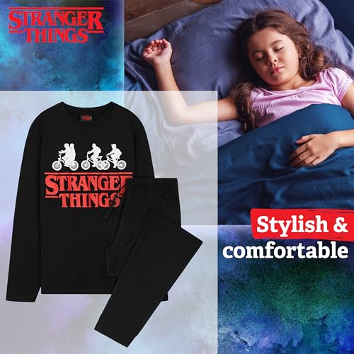 Stranger Things Pyjamas for Kids Teenagers - 2 Piece Long PJs Breathable Cosy Lounge Wear 9-15 Years - Gifts for Girls3