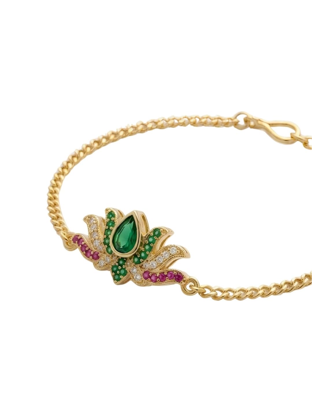 nuyug Rakhi for Brother | 22k Gold Plated Lotus Kundan Bhai Rakhi | Premium Design Handmade Bracelet for Men | Ethnic Festive Raksha Bandhan Traditional Gift | Skin Friendly | With 1 year Warranty.-picture-10
