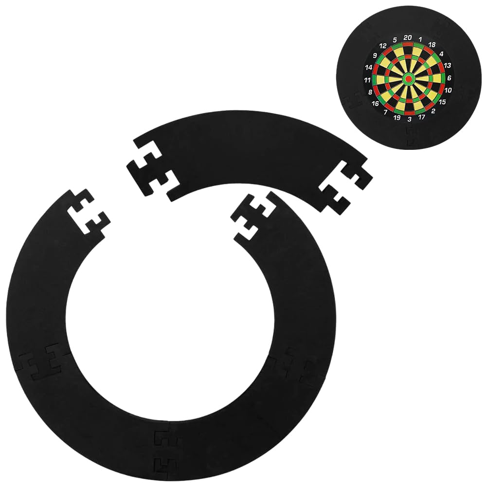 DASIAUTOEM Dart Catchring Surround, Umrandung Dartscheibe Schutzring, Surround Auffangring Dart Backboard, Dart Surround Leichtes Eva Dartscheiben Surround für Ø 45cm Dartscheibe, Gesamt Ø 72cm