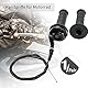 APIELE Motorradgriff Motorrad Lenkergriffe 7/8 22mm Motorrad Gasgriff with Griff + Kabel + Gasklemme Ersatz für ATV Quad 50cc 90cc 110cc 125cc 150cc 200cc 250cc Pitbike Dirtbike Mini Bike