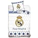 Real Madrid CF bettwäsche 140 x 200 cm weiß