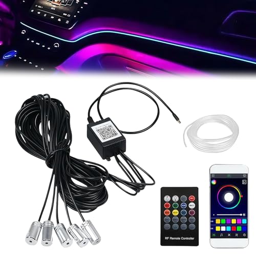 PORFOYO Illuminazione interna a LED per auto, 5 in 1,