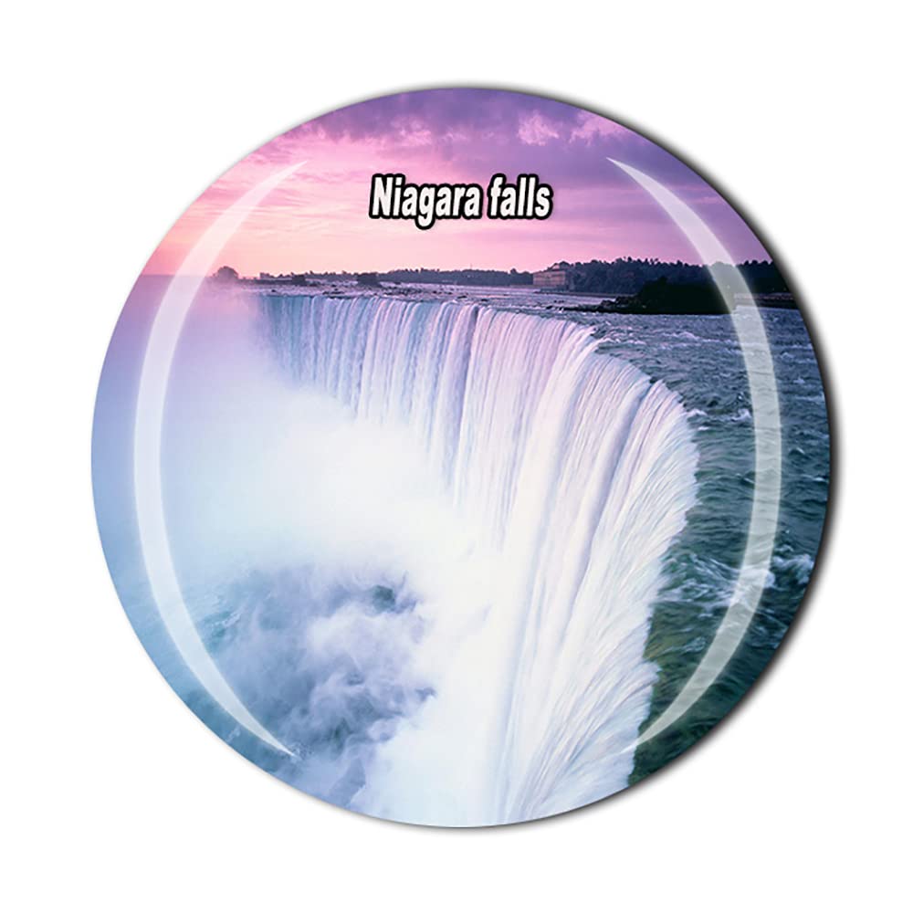 Wedarego Niagara Falls Canada Canada 3D Niagara Falls Fridge Magnet Souvenir Crystal Glass Magnet Travel Souvenir Collection Gift Home Kitchen Decoration