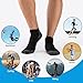 COOVAN 10 Pairs Mens Ankle Socks Men 10 Pack Low Cut Comfort Cushion Casual Socks