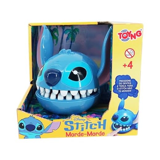 Toyng - Disney - Mordida Ferroz Stitch - Sem Opção de Escolha