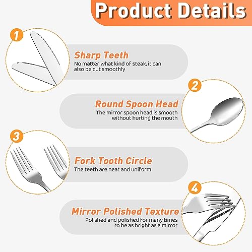 La Llareta 11 Piece Portable Picnic Cutlery Set, Travel Cutlery Set, with Zipper Pouch, for 2 People Hiking, Camping, Picnic - Image 3