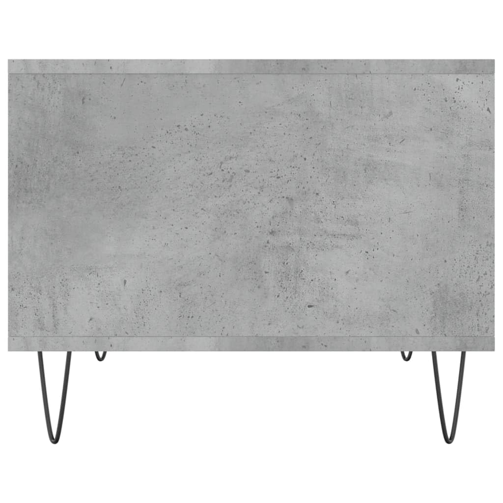 Homgoday Tavolino da caffè grigio cemento 60 x 50 x 40 cm, tavolino in legno ingegnerizzato, tavolino da tè per soggiorno, sala ricevimenti per ospiti, camera da letto e ufficio 212 mobili