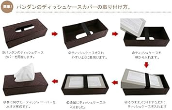 Amazon ティッシュケース つり下げ パンダンリーフ おしゃれ ティッシュカバー ティッシュボックス アジアンテイスト 南国リゾート 並行輸入品 ティッシュケース ホルダー オンライン通販