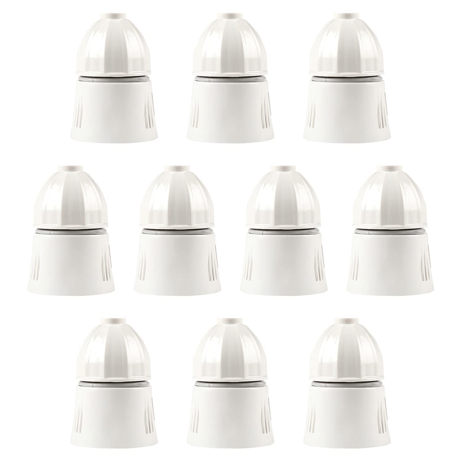 CONA 2196 DIAMOND Pendant Holder with OBR, White - Pack of 10|Lamp holder|Bulb Holder|Fancy Pendant Holder for Home, Office, Shops, etc-image-11