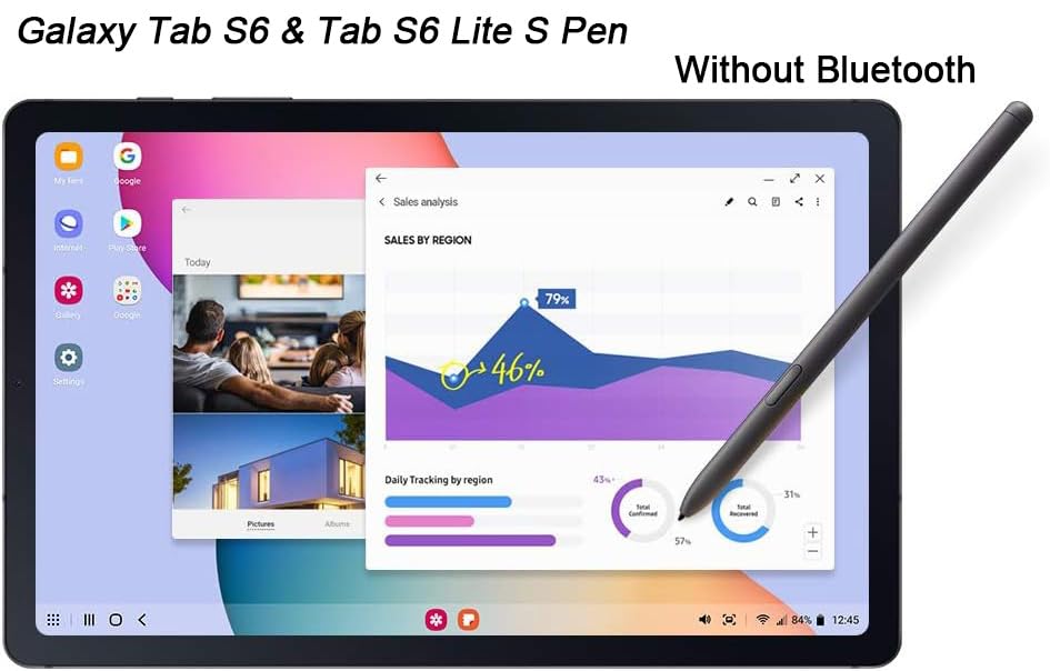 Samsung Galaxy Tab S6 本体 S Pen付 Samsung Galaxy Tab S6 Lite (2024) 10,4 polegadas 64 GB WiFi