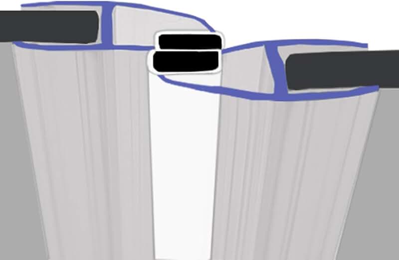 Amazon.co.uk vertical shower door seal