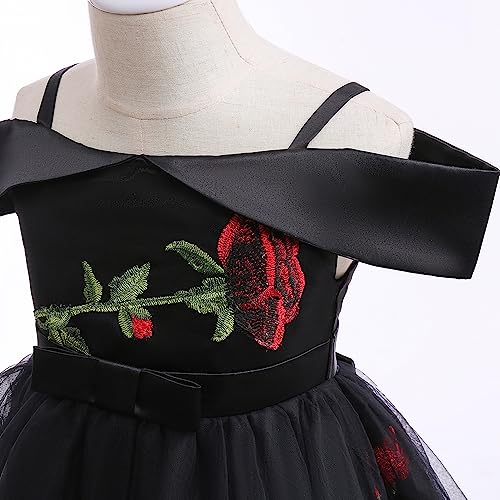 Toddler Rainbow Pageant Dresses for Girls Tutu Party Sparkly Princess Gown 2-10Years4