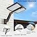 Auzev Solar Street Lights Outdoor Waterproof Solar Power Light for Yard Outside with Motion Sensor & Remote, Exterior Flood Lamp Wall Mounted for Barn Porch Garage House 2Pack
