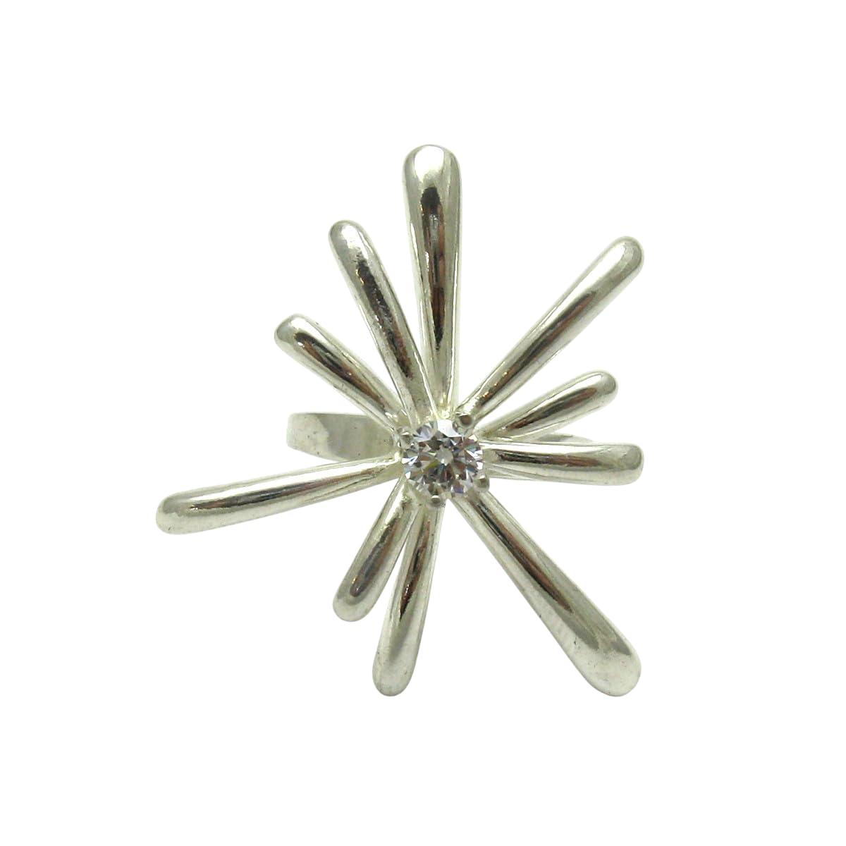 Sterling Silber Ring mit CZ 925 Empress jewellery Größe 46-71