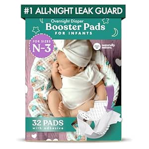 thumbnail interactive-video image 1 of Aazon.co : Naturally Nature Diaper Booster Pads Stop Nighttie Leaks 1 of 10