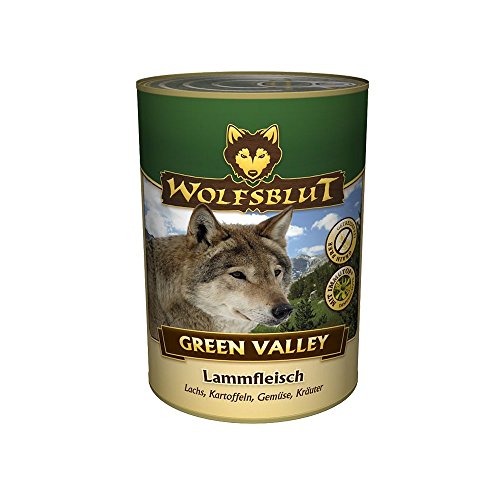 Produktbild von Wolfsblut Green Valley Nassfutter mit Lamm und Lachs - 6 x 395 g