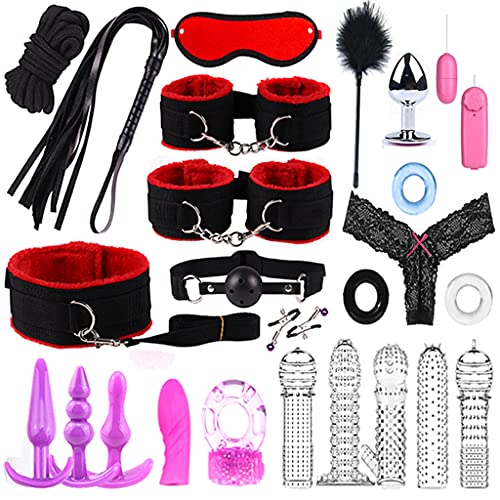 KKirafairy Adult Fun 25Pcs/Set Bed Game Play Set Binding Sex Games Toys for Couple Kits