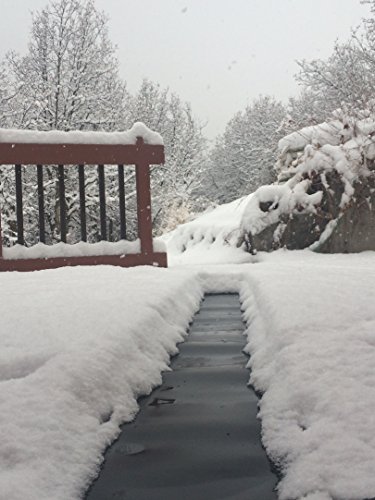 Summerstep Home WM12x120-RES Residential Snow Melting Heated Walkway Mat, Anti-Slip, Ideal for narrow walkways and snowy paths to hot tubs (Requires SMPC Power Cord), Black, Single Item