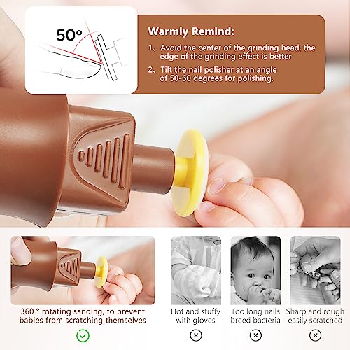 LoQuick Lima elettrica per unghie per bambini con