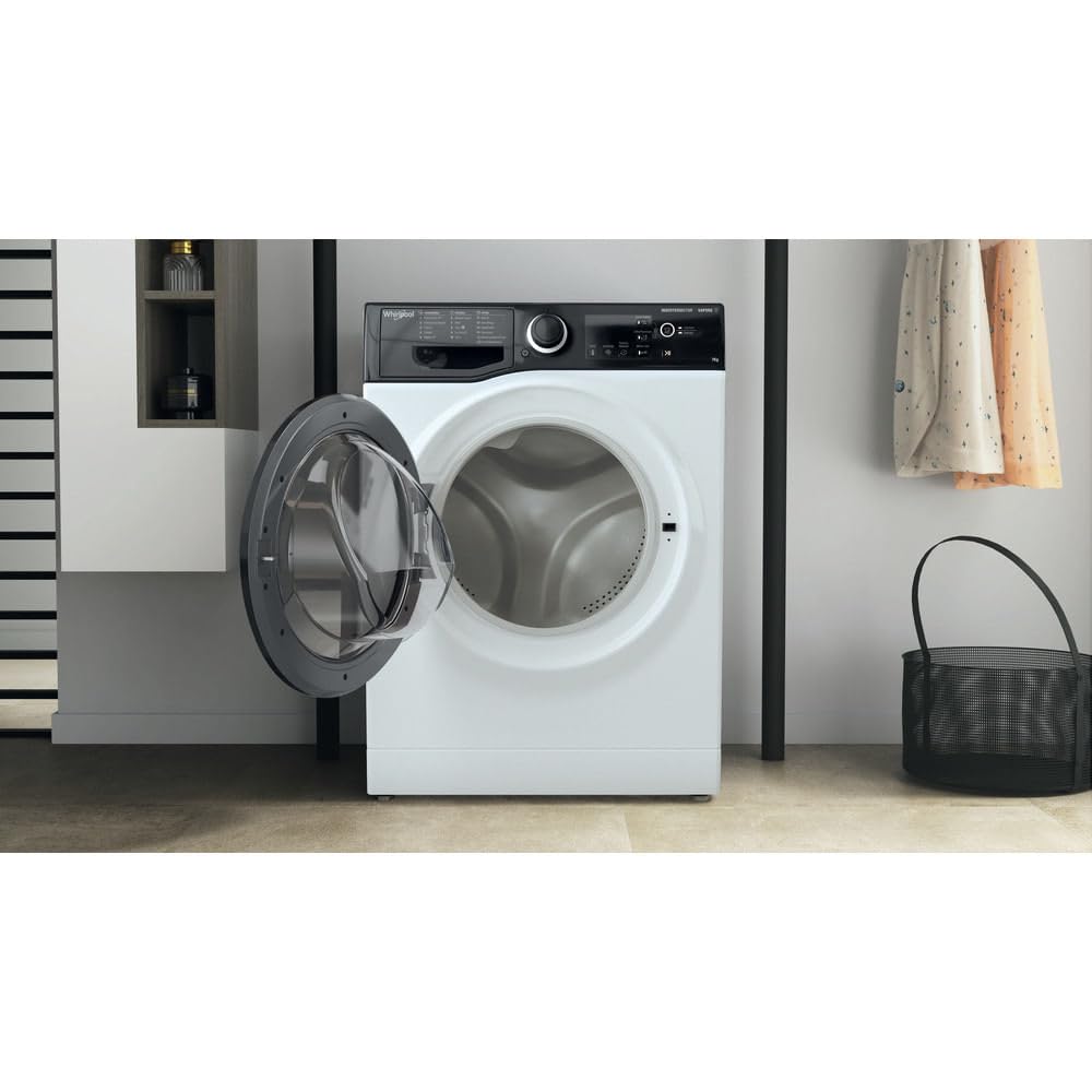 WHIRLPOOL WSB 725 D IT - Lavatrice Slim 7 kg con Carica Frontale, 16 Programmi, Centrifuga 1200 Giri, Regolazione Automatica Temperatura, Classe B - Elettrodomestici per la Casa, 59,5Lx85Hx43,5P