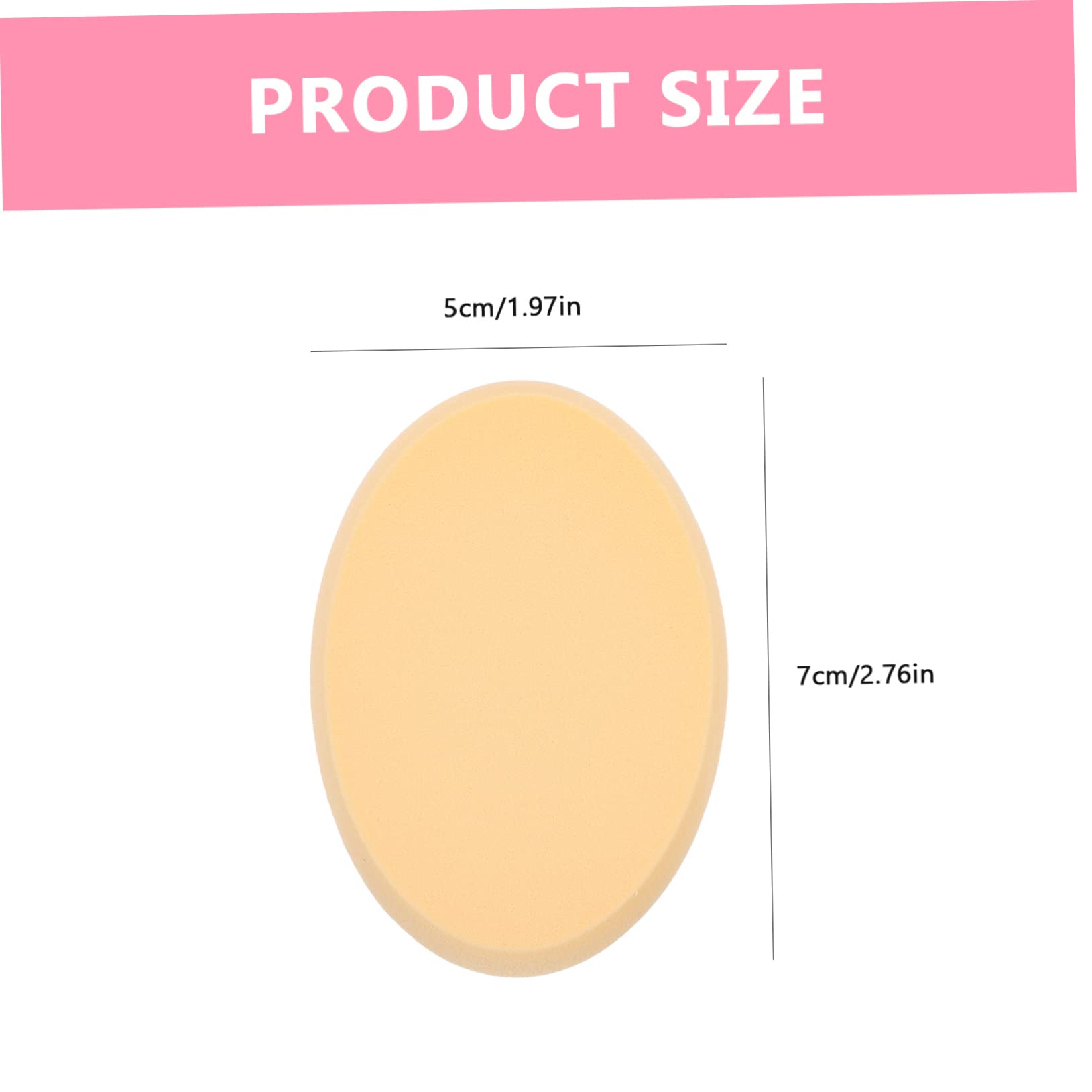 Healeved 18pezzi Spugnette Per Ovali Spugnette Per e Resistente e Lavabile Applicazione Per Make-up e