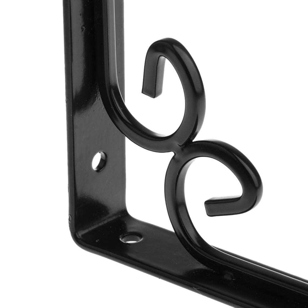 Wall Shelf Bracket Heavy Duty Supporter L Shaped Angle Bracket 20x12cm-image-48